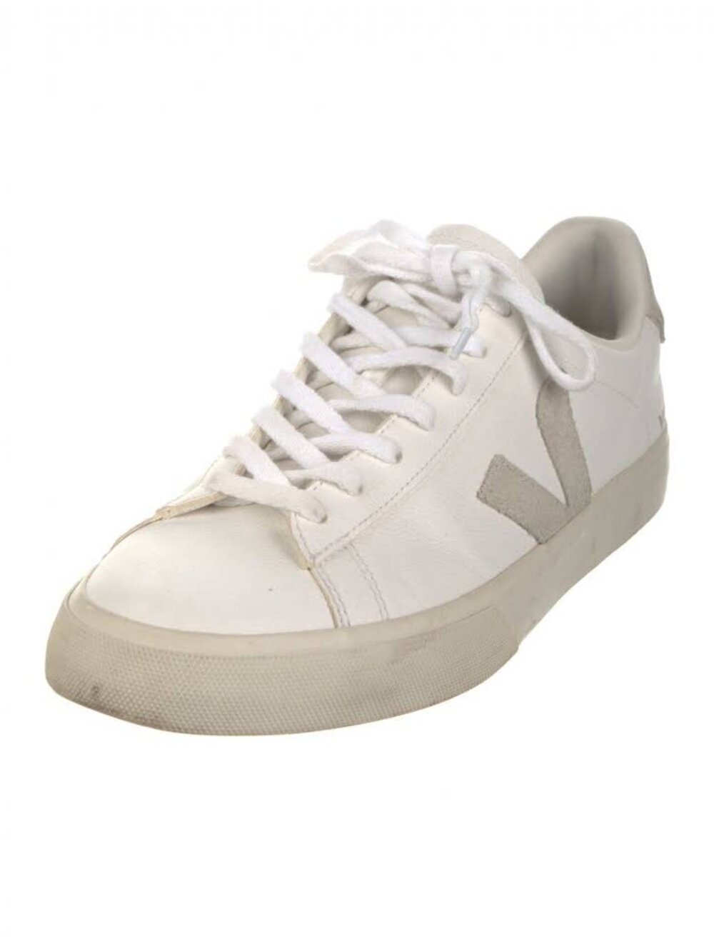 VEJA Men's Campo 2 tone White Leather Sneakers Size 11.5
